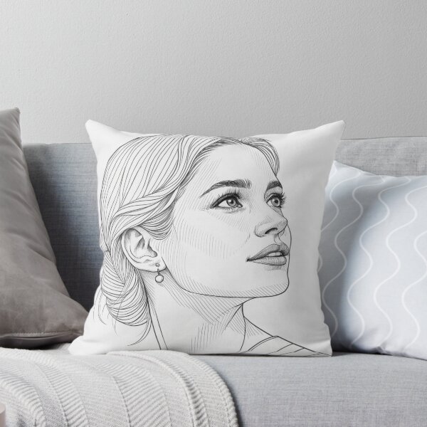 Item preview, Shirin David – Minimalist Line Art Portrait designed and sold by Har-vee.