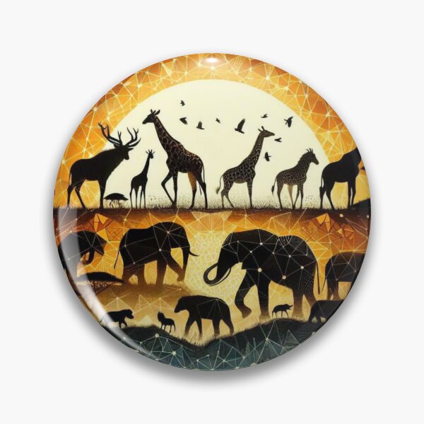 Item preview, Typical Sunset Safari  designed and sold by PrintAfricanArt.