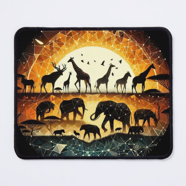 Item preview, Typical Sunset Safari  designed and sold by PrintAfricanArt.