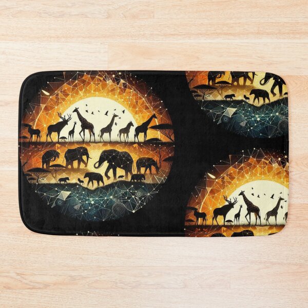 Item preview, Typical Sunset Safari  designed and sold by PrintAfricanArt.
