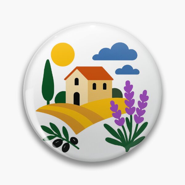 Item preview, LANDSCAPE-25-01 Provencal Landscape designed and sold by LoOny studio.