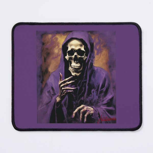 Item preview, "Ethereal Skeleton: Enigmatic Cloaked Figure" designed and sold by Artisticanvas.