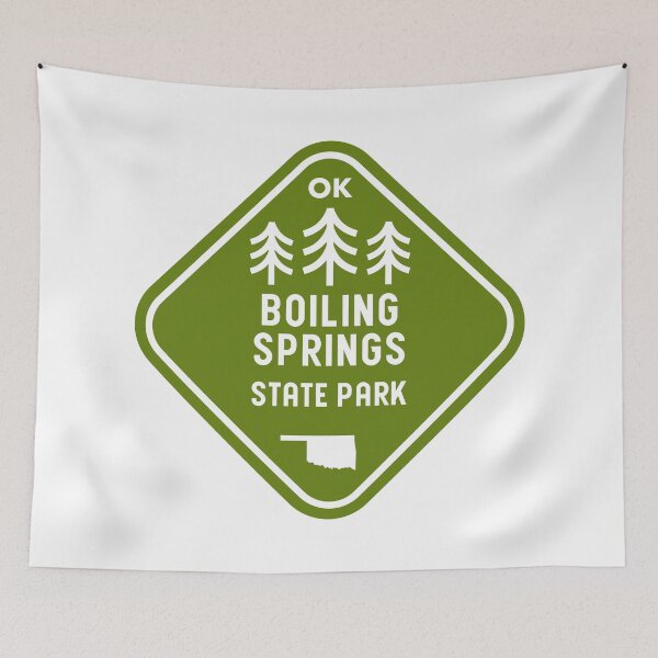Item preview, Boiling Springs State Park Oklahoma Rhombus designed and sold by bivenart.