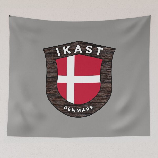 Item preview, Ikast Denmark Emblem Flag designed and sold by World Designs.