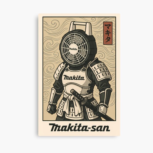 Item preview, Makita Fan Samurai Warrior designed and sold by Ilia Nadyrbayev.