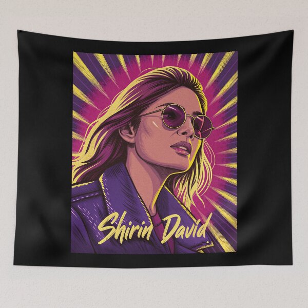 Item preview, Shirin David – Neo-Psychedelic Comic Art Portrait designed and sold by Har-vee.