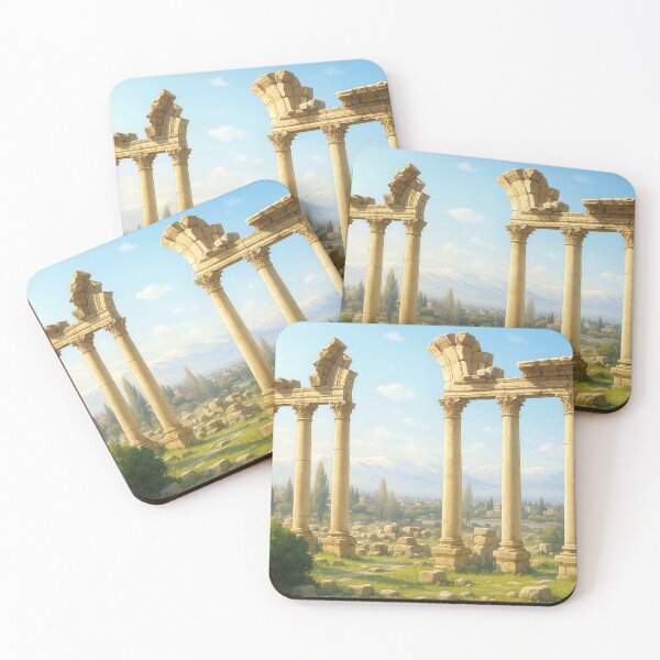Item preview, Ancient Roman Ruins at Baalbek Lebanon designed and sold by KAI-Studio.