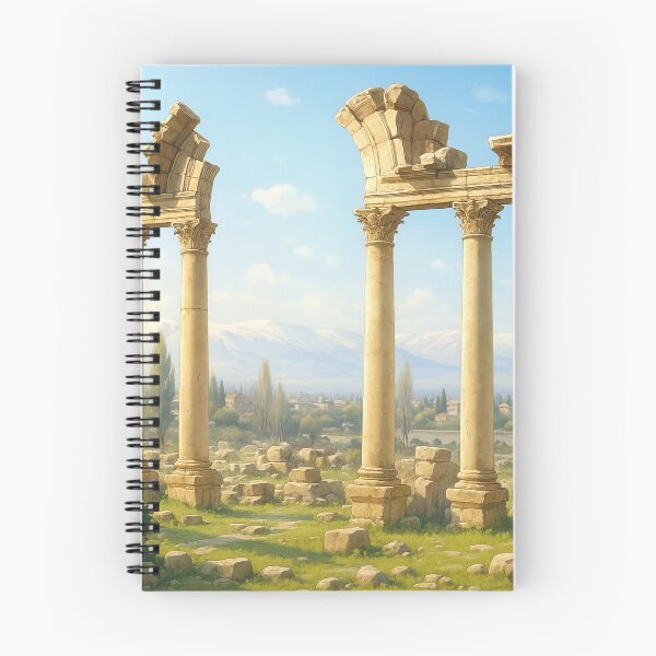 Item preview, Ancient Roman Ruins at Baalbek Lebanon designed and sold by KAI-Studio.