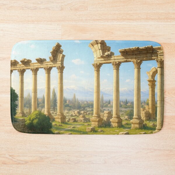 Item preview, Ancient Roman Ruins at Baalbek Lebanon designed and sold by KAI-Studio.