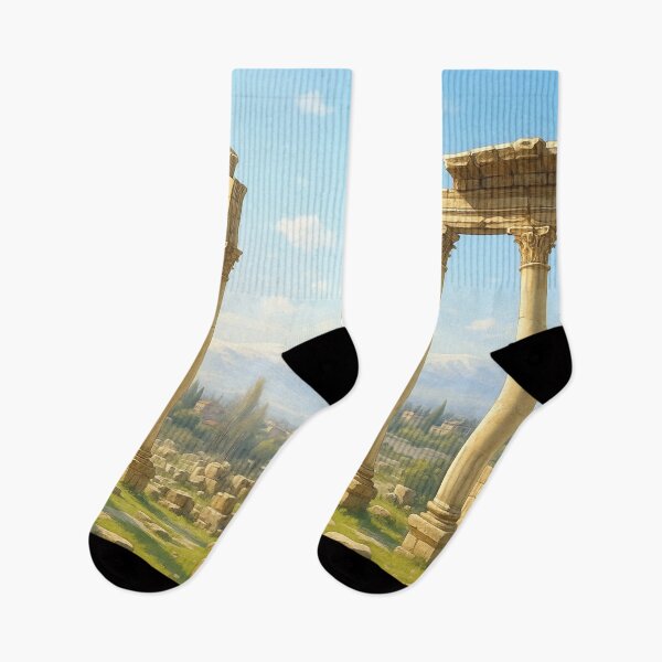 Item preview, Ancient Roman Ruins at Baalbek Lebanon designed and sold by KAI-Studio.