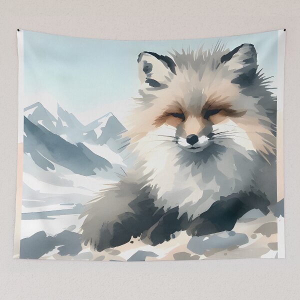 Item preview, Tibetan Fox on Windy Slope designed and sold by RubisLeaf.