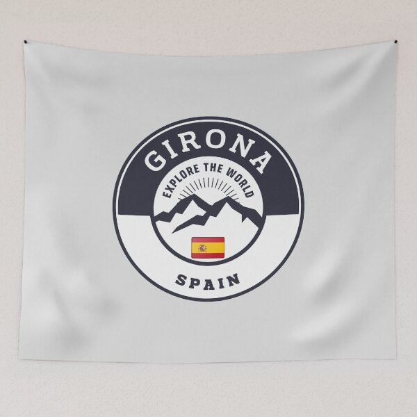 Item preview, Girona Spain Black and White Crest designed and sold by World Designs.