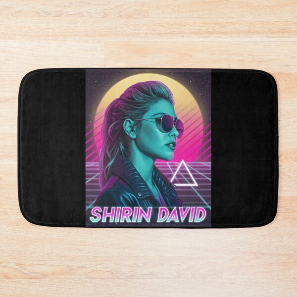 Item preview, Shirin David – Vaporwave Neon Retro Portrait designed and sold by Har-vee.