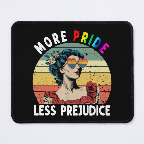 Item preview, More Pride, Less Prejudice – Retro Pride Portrait designed and sold by JayceTucker89.