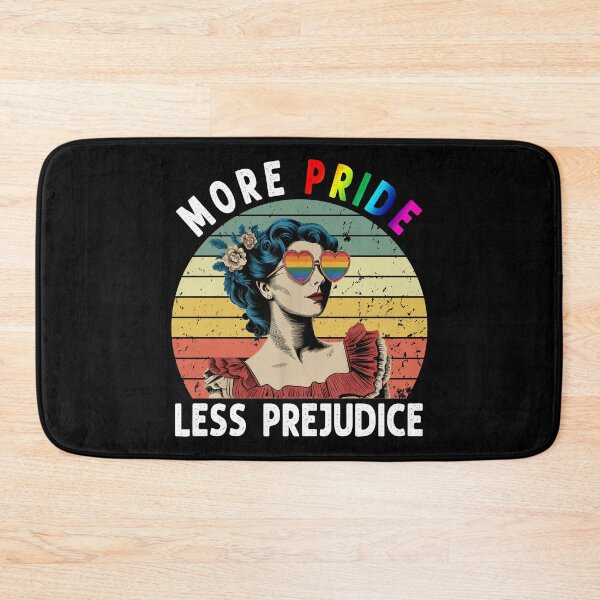 Item preview, More Pride, Less Prejudice – Retro Pride Portrait designed and sold by JayceTucker89.