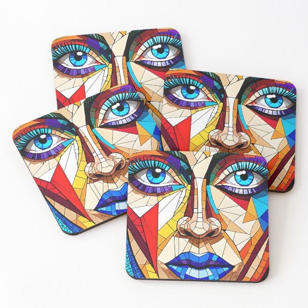 Item preview, Mosaic Face designed and sold by stableImaginarium.