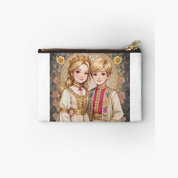 Item preview, Cute, Smiling Kids in Luxurious Attire designed and sold by Pim-Crystal.
