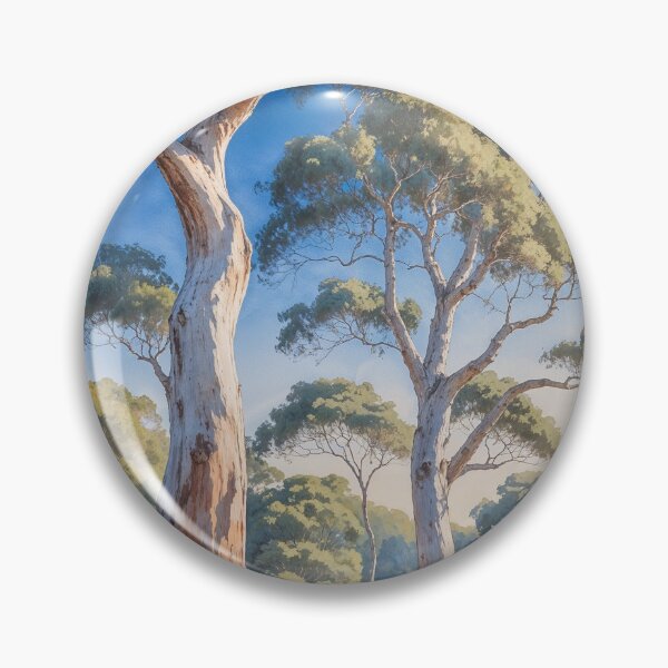 Artikelvorschau, Australische Eukalyptusbäume Aquarell Nr. 2 entworfen und verkauft von AussieConcepts.