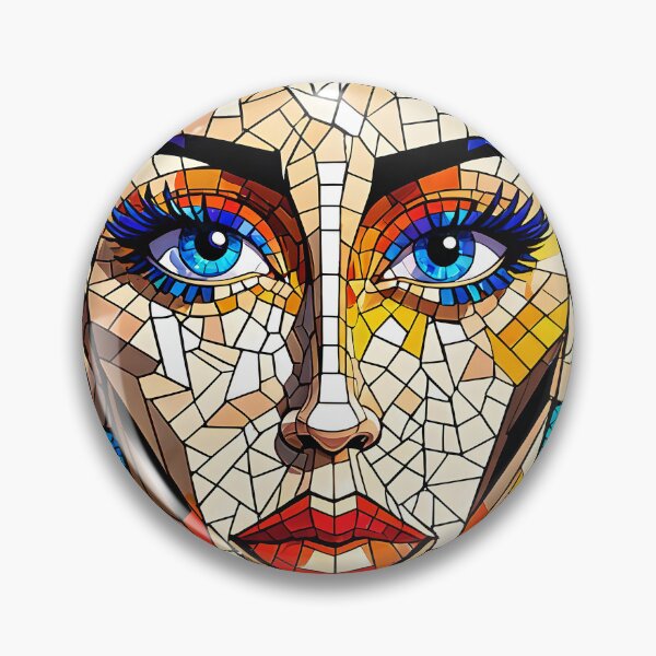 Item preview, Mosaic Face designed and sold by stableImaginarium.