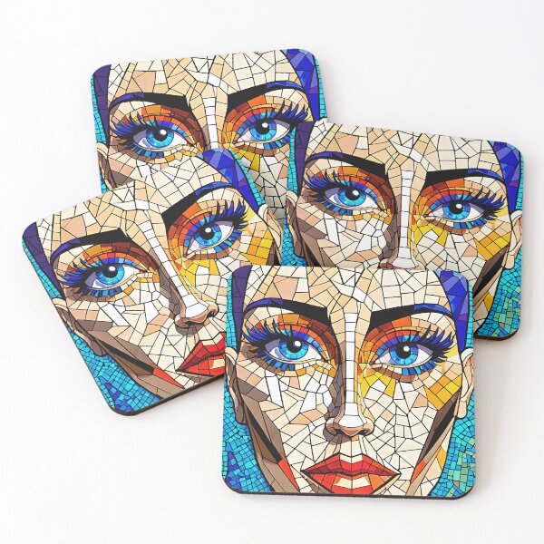 Item preview, Mosaic Face designed and sold by stableImaginarium.