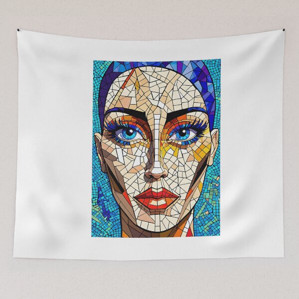 Item preview, Mosaic Face designed and sold by stableImaginarium.