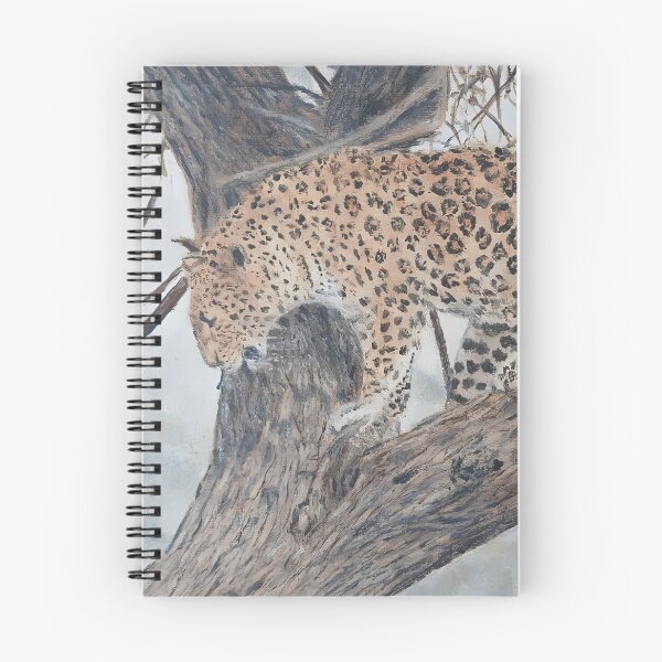 Item preview, Majestic leopard, perfectly at home in its arboreal throne. designed and sold by ChristelsArtGallery.