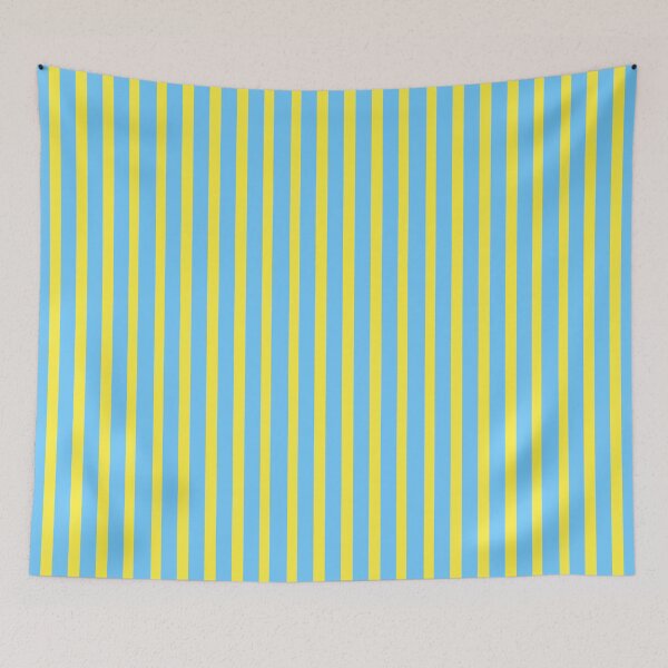 Item preview, Bright Yellow and Blue Stripes designed and sold by OneThreeSix.