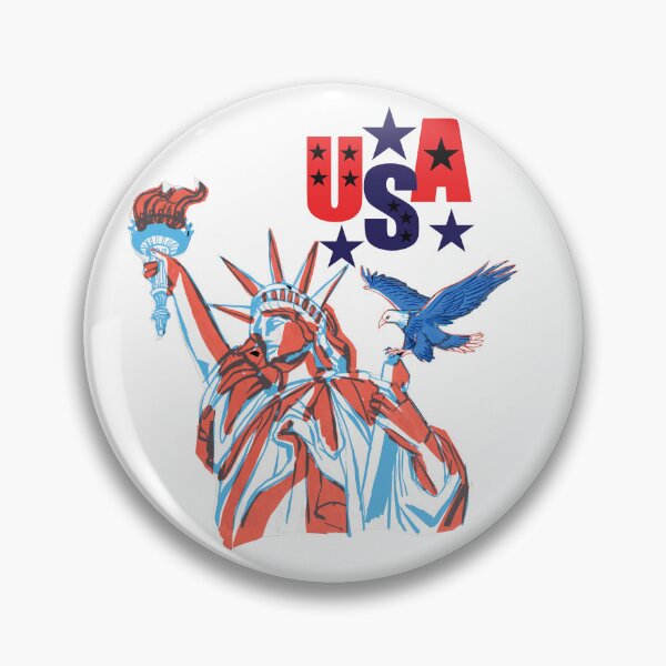 Item preview, American National Day USA with Statue of Liberty designed and sold by Nimkaew.