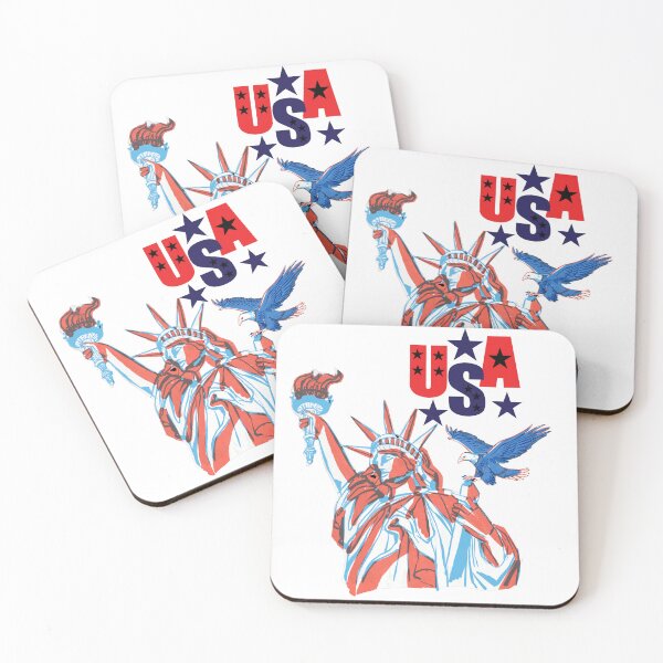 Item preview, American National Day USA with Statue of Liberty designed and sold by Nimkaew.