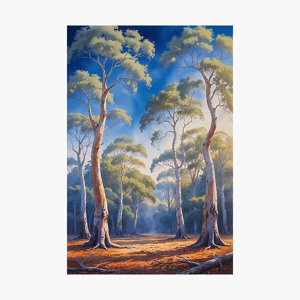 Item preview, Australian Eucalyptus Trees Watercolour #3  designed and sold by AussieConcepts.