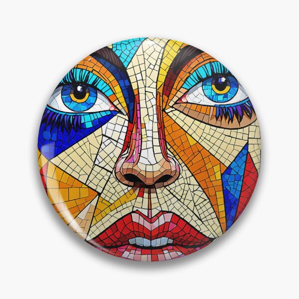 Item preview, Mosaic Face designed and sold by stableImaginarium.