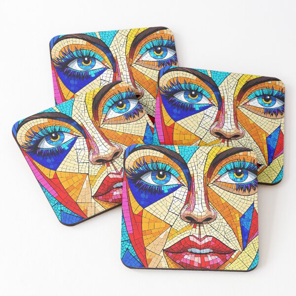 Item preview, Mosaic Face designed and sold by stableImaginarium.