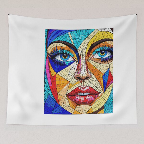Item preview, Mosaic Face designed and sold by stableImaginarium.