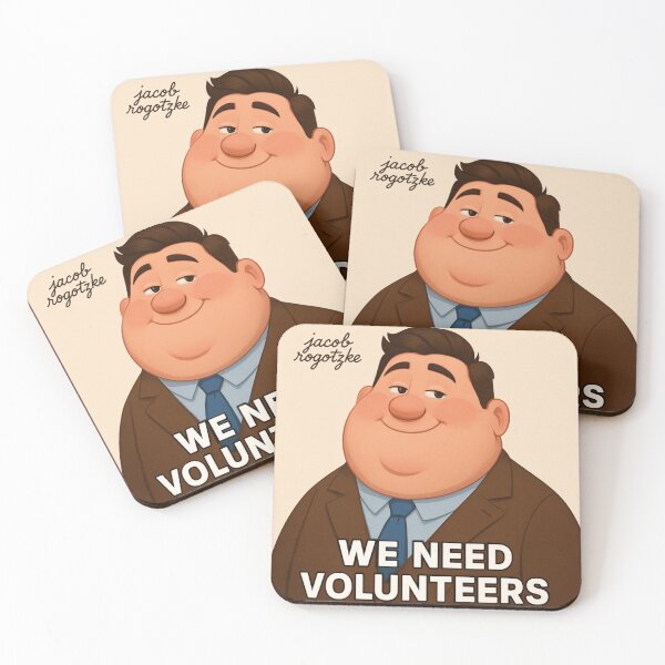 Item preview, We Need Volunteers - Jacob Rogotzke designed and sold by Jacob Rogotzke Merch.