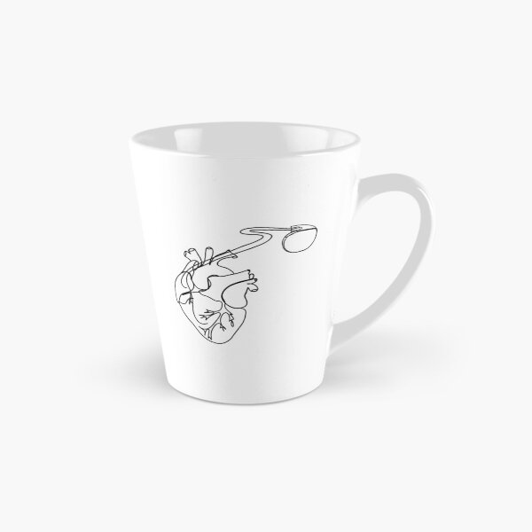 Item preview, Pacemaker ICD Anatomical Heart Line Art designed and sold by addtotaste.