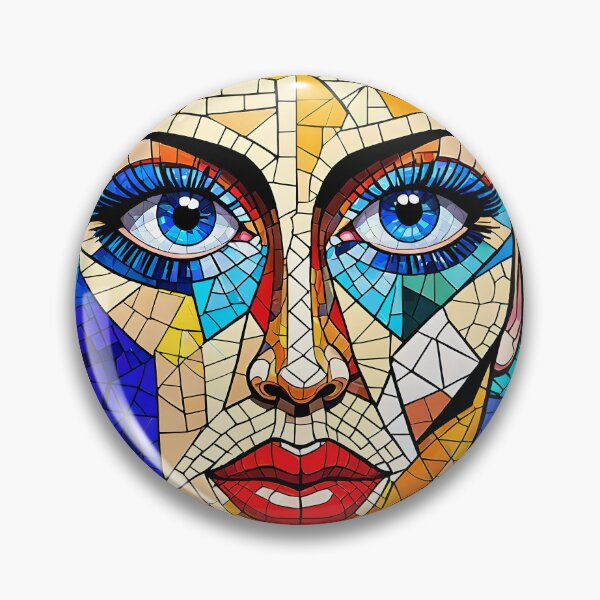 Item preview, Mosaic Face designed and sold by stableImaginarium.