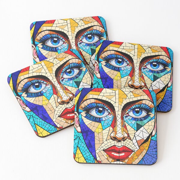 Item preview, Mosaic Face designed and sold by stableImaginarium.