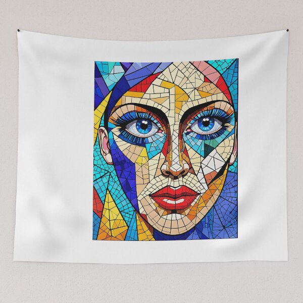 Item preview, Mosaic Face designed and sold by stableImaginarium.