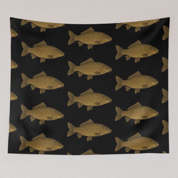 Item preview, Carp - Vintage Japanese Art - Koi Fish designed and sold by Kabuji Store.
