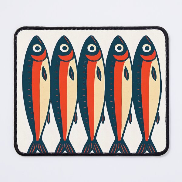 Item preview, Freshly Packed Fish Illustration designed and sold by paulrommer.