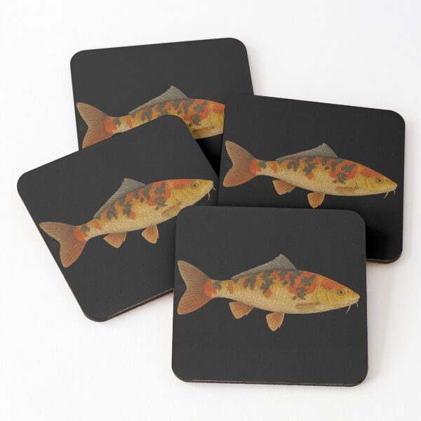 Item preview, Koi Fish - Vintage Japanese Art - Japanese Carp Fish designed and sold by Kabuji Store.