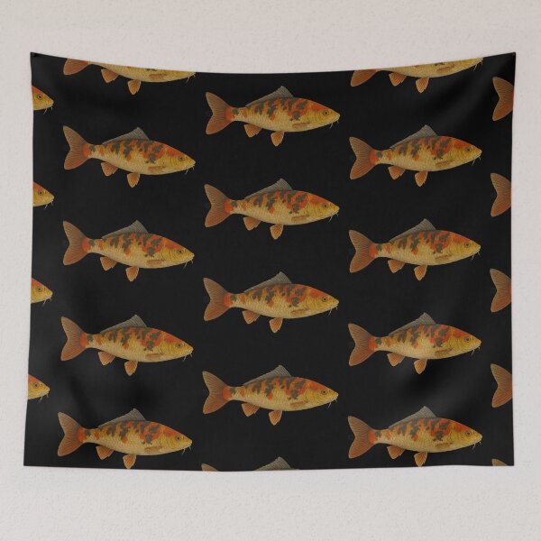 Item preview, Koi Fish - Vintage Japanese Art - Japanese Carp Fish designed and sold by Kabuji Store.