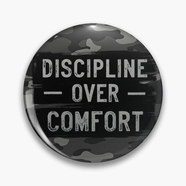 Item preview, Discipline Over Comfort – Camouflage Statement Design  designed and sold by ARIKEN.