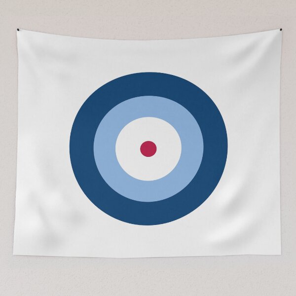 Item preview, Dancheong; blue, light blue, white and red motif. designed and sold by Rajoletta.
