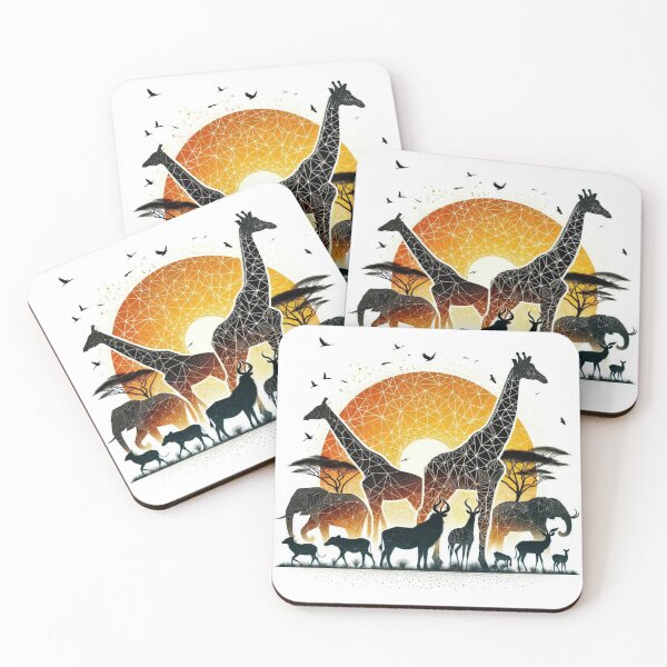 Item preview, Savannah Sunset Reflections  designed and sold by PrintAfricanArt.