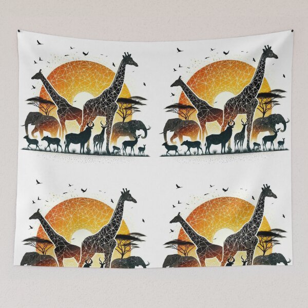 Item preview, Savannah Sunset Reflections  designed and sold by PrintAfricanArt.