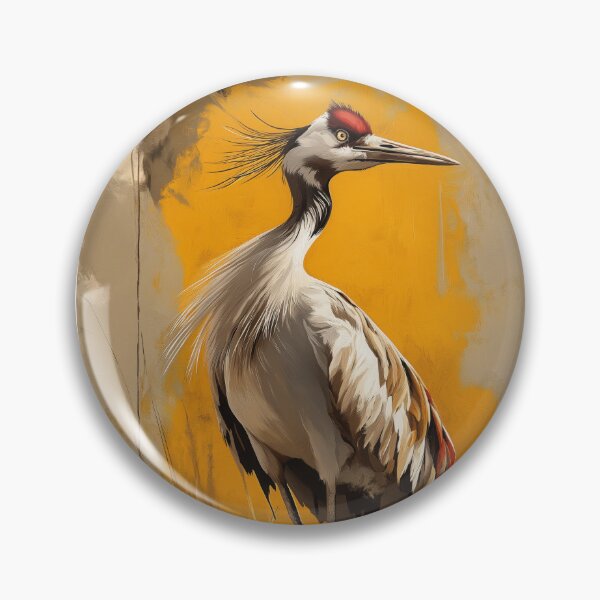 Item preview, Stunning Crane bird Painting for Home & Office designed and sold by LazyOwlStore.