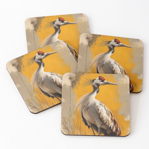 Item preview, Stunning Crane bird Painting for Home & Office designed and sold by LazyOwlStore.