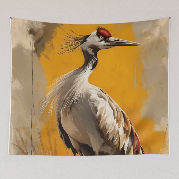 Item preview, Stunning Crane bird Painting for Home & Office designed and sold by LazyOwlStore.