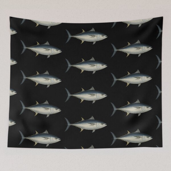 Item preview, Tuna Fish - Albacore Tuna - Vintage Japanese Inspired Art designed and sold by Kabuji Store.